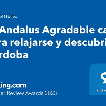 Al-Andalus Agradable Casa Para Relajarse Y Descubrir Cordoba Lägenhet Exteriör bild